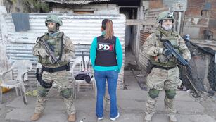 El despliegue de las fuerzas provinciales incluyó viviendas de Capitán Bermúdez y Rosario.