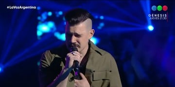 Francisco Escudero fue el favorito de sus coaches en los Play Off y sigue en La Voz Argentina.
