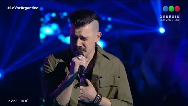 Francisco Escudero fue el favorito de sus coaches en los Play Off y sigue en La Voz Argentina.