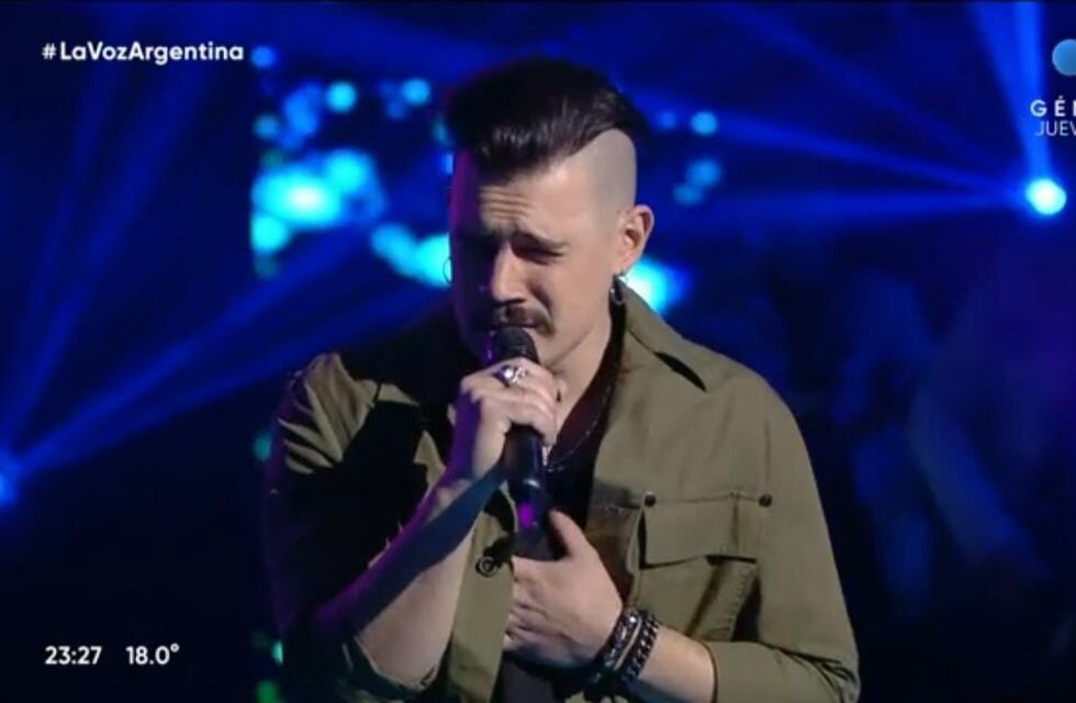 El sanrafaelino Francisco Escudero fue el favorito en los Play Off y sigue en La Voz Argentina