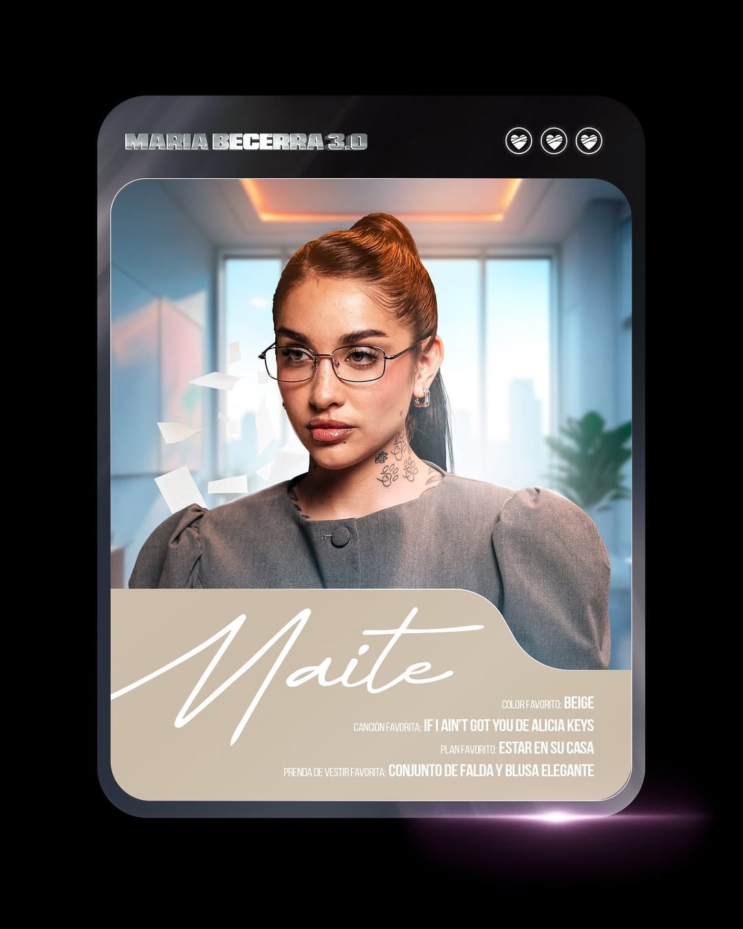 El alter ego Maite.