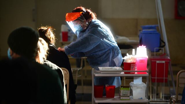 Vacunación en Córdoba contra el Covid-19.