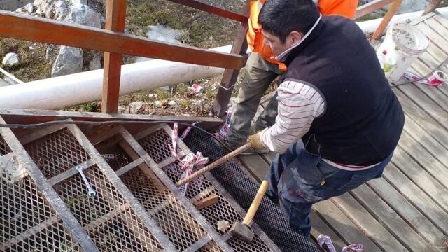 Ushuaia: renovaron la escalera del barrio Obrero