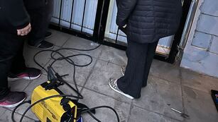 Trabajos en la vecinal del barrio 2 de abril