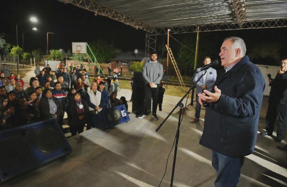 Jaldo inauguró obras en Campo de Herrera