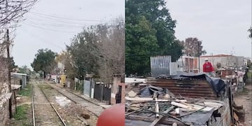 Cámaras de seguridad del tren registraron el momento