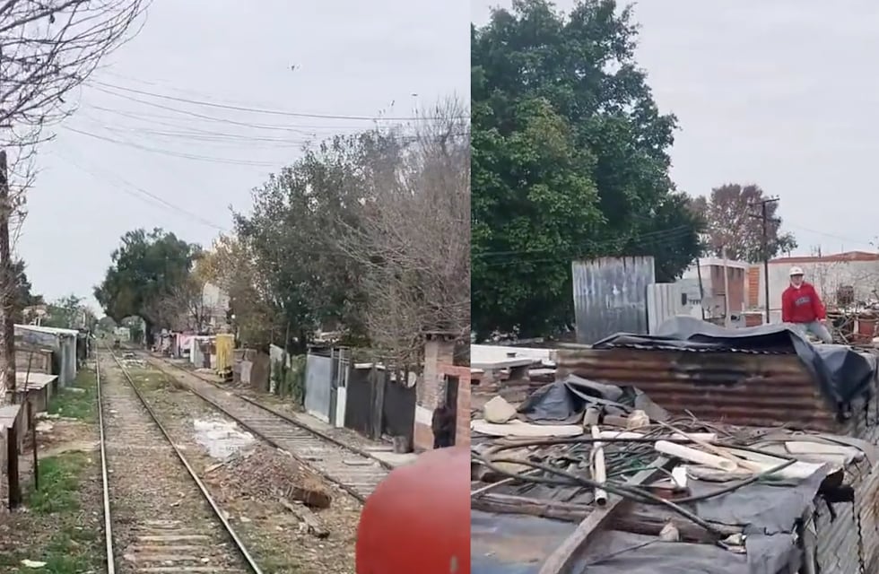 Viral en TikTok: registran peligroso ataque a piedrazos contra un tren en el sur de Rosario