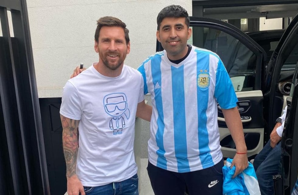 El santiagueño Matías Rojas cumplió el sueño de muchos argentinos: conoció a Lionel Messi
