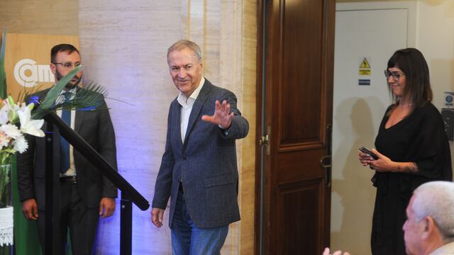 Juan Schiaretti en Came. Se perfila como candidato a las presidenciales (Foto Federico Lopez Claro)