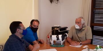 Lisandro Mársico se reunió con dos productores agropecuarios por la ordenanza sobre agroquímicos