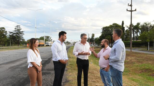Comenzaron a colocar luces LED en el tramo urbano de la Variante Rafaela