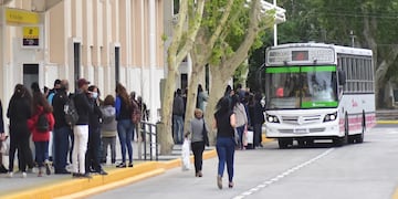La estación de transbordo de Mitre y Aberastain.