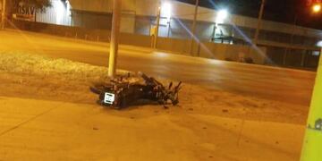 Accidente fatal de moto en Cerdán y Ruta 34