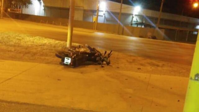 Accidente fatal de moto en Cerdán y Ruta 34