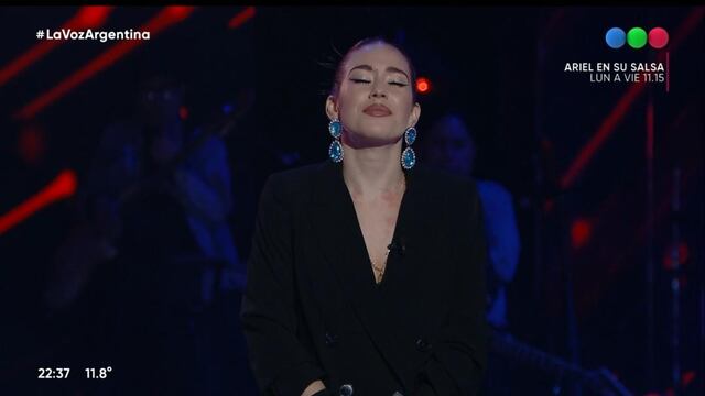 Cecilia Mirábile ganó su primera batalla en La Voz Argentina.