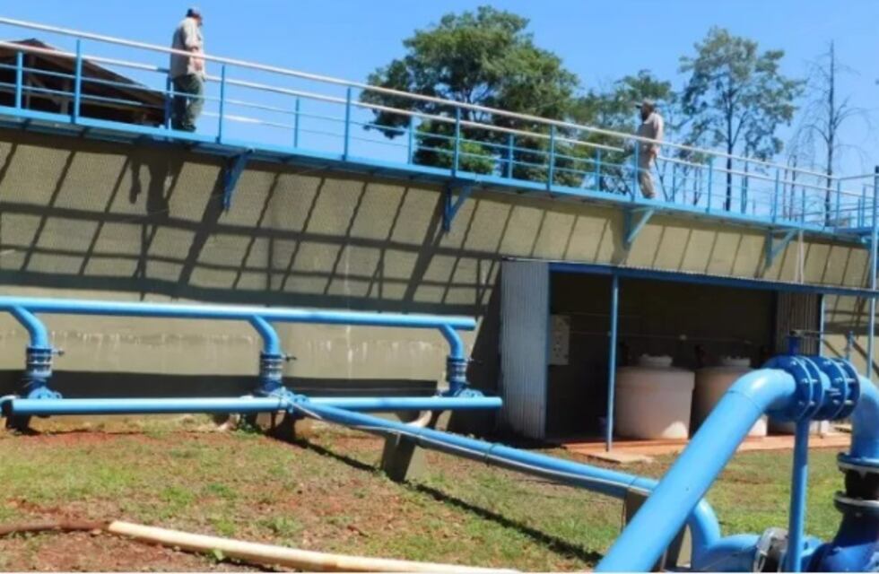 La planta de tratamiento de Puerto Libertad ya recibe agua del lago Uruguaí