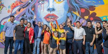 En un acto que participaron el gobernador Raúl Jalil y la intendenta de Valle Viejo, Susana Zenteno