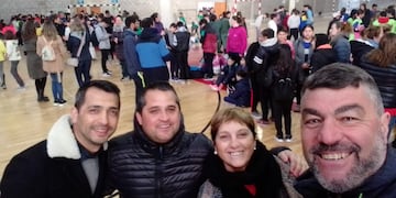 Cittadino en el Polideportivo acompañando la Etapa Regional de los Juegos Bonaerenses