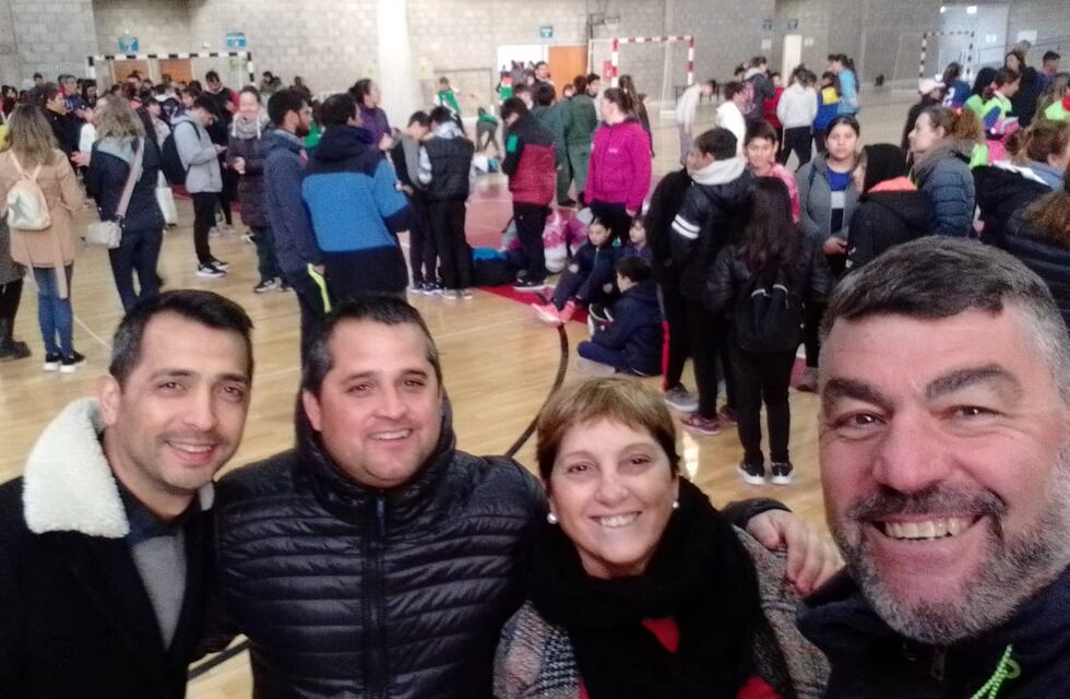 Cittadino en el Polideportivo acompañando la Etapa Regional de los Juegos Bonaerenses