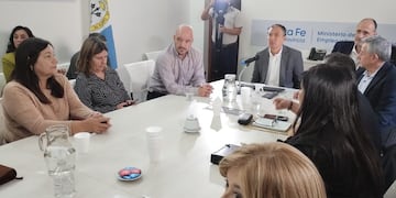 La últma reunión con autoridadades provinciales se realizó el lunes.