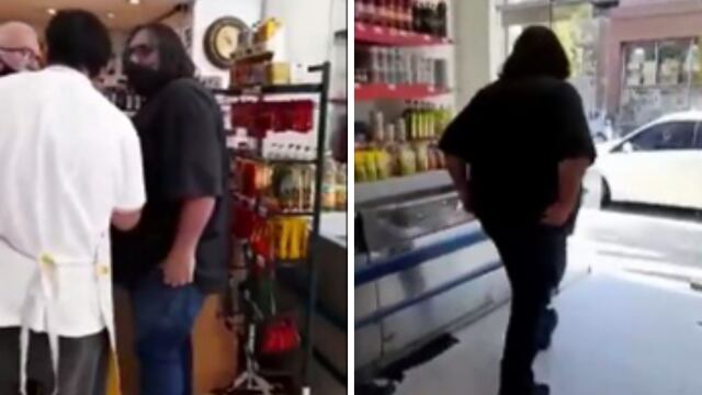 Roberto Baradel fue a comprar pescado en Mar del Plata y terminó increpado por un cliente.