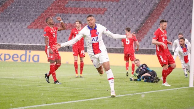 El delantero Kylian Mbappé fue una de las figuras del equipo en el primer partido ante los alemanes. (Prensa PSG).
