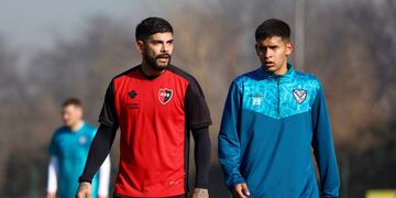 Éver Banega fue titular durante la práctica del sábado.