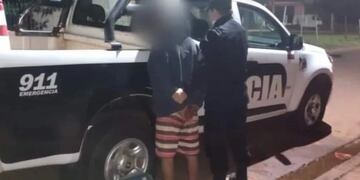 Fue detenido tras robar objetos de un automóvil en Puerto Iguazú.