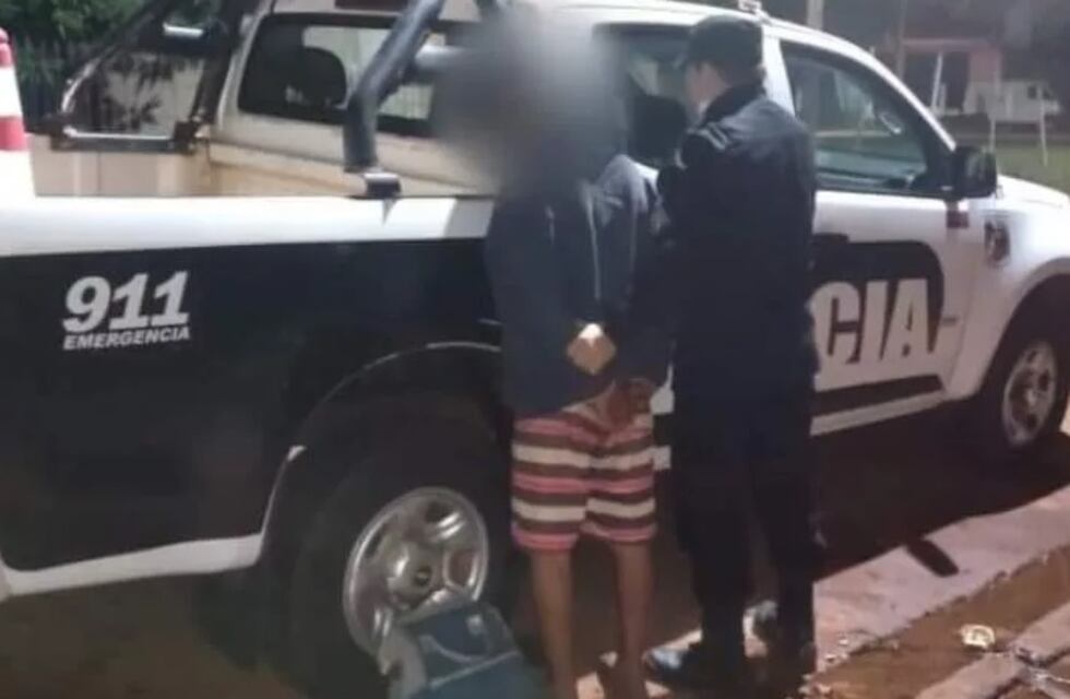 Fue detenido tras robar objetos de un automóvil en Puerto Iguazú
