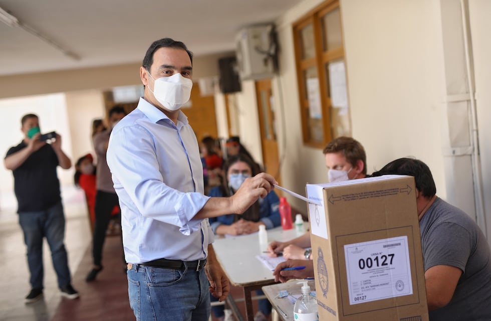 Votó Valdés en las PASO 2021: “Corrientes debe discutir políticas federales”