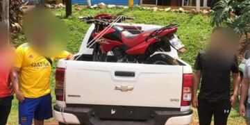 Recuperan en Puerto Piray una motocicleta robada en Iguazú.