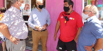 El Intendente Carlos Sánchez de recorrida por Reta