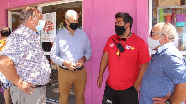 El Intendente Carlos Sánchez de recorrida por Reta