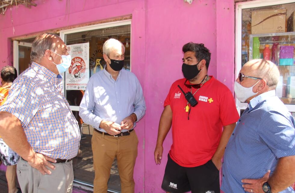 El Intendente Carlos Sánchez de recorrida por Reta