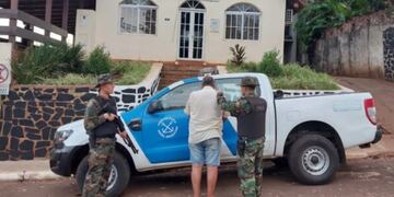 Detienen a un individuo por contrabando de cigarrillos en El Soberbio.
