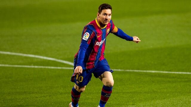 Lionel Messi metió dos goles contra Getafe.