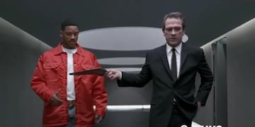 Doblaje de Hombres de Negro, "Hombres de Cuyo", por Cuyo for Export.