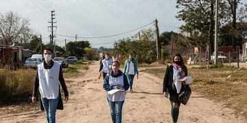 Recorrida sanitaria por barrios de Paraná