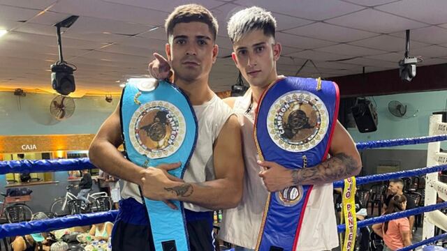 Los puntaltenses Lautaro Rojo y Tiziano Costa, campeones en Olavarría.