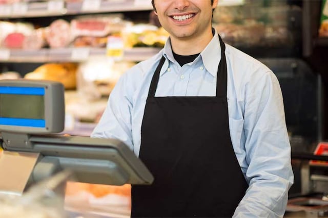 Empleado de comercio.