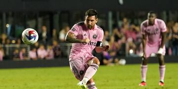 Lionel Messi volvió a marcar un gol para Inter Miami. Tras una gran combinación con Jordi Alba puso el 1-0 sobre FC Dallas. (AP)