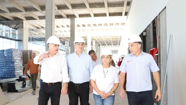 Recorrida por el Nuevo Hospital de Rafaela