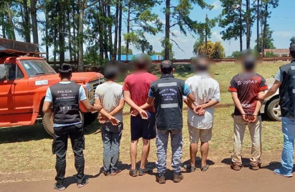 Robo de yerba mate en Salto Encantado: cuatro detenidos y dos vehículos secuestrados
