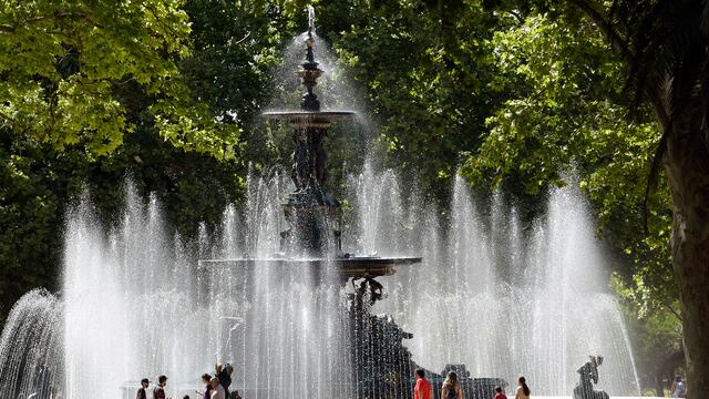 Días calurosos en Mendoza.