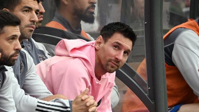 Lionel Messi quedó afuera del banco de suplentes durante el amistoso de Inter Miami y la selección de Hong Kong.