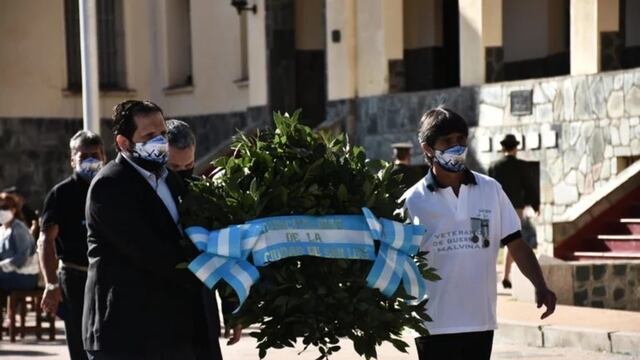 Ex combatientes conmemoraron el 39º aniversario de la Gesta.