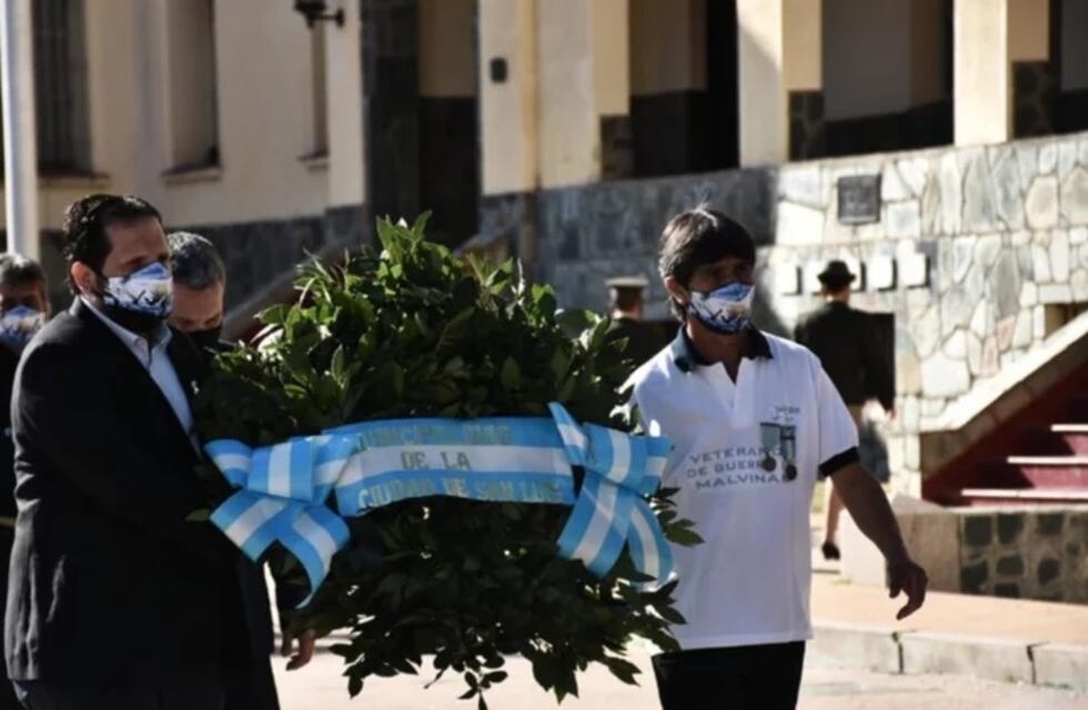 San Luis: ex combatientes de Malvinas conmemoraron el 39º aniversario de la Gesta