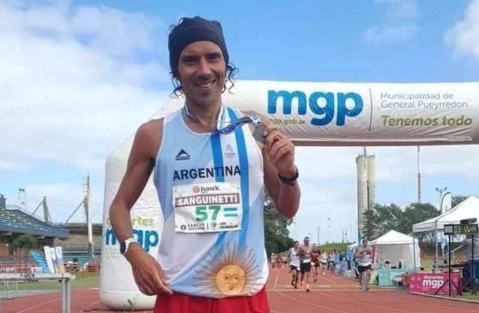 El tresarroyense Ulises Sanguinetti se consagró campeón Argentino y Sudamericano de los 50 kilómetros