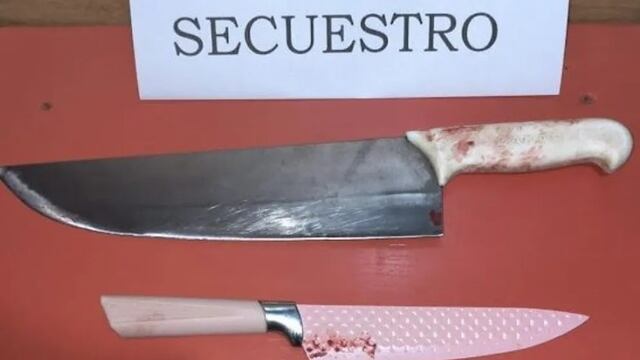 Una pareja se atacó a cuchillazos en San Vicente y tuvieron que se hospitalizados.