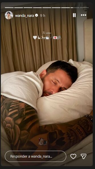 La foto que Wanda Nara le dedicó a su novio Martín Migueles y generó críticas